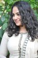 Actress Nitya Menon in White Salwar Kameez Photos