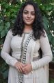 Actress Nithya Menon Hot Photos in White Salwar Kameez