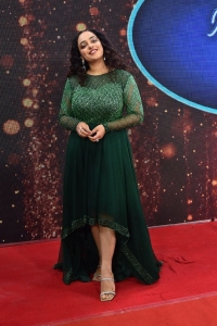 Actress Nithya Menon Pics @ Telugu Indian Idol - Mega Unveil Press Meet
