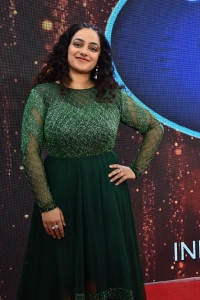 Actress Nithya Menon Pics @ Telugu Indian Idol - Mega Unveil Press Meet