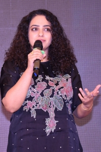 Actress Nithya Menen New Pics @ Skylab Movie Trailer Launch