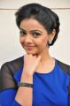 Actress Nithya Shetty Stills in Blue Dress