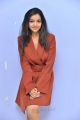 Telugu Actress Nithya Shetty in Grape Red Dress Pics