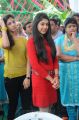 Telugu Actress Neethi Taylor Images in Red Dress