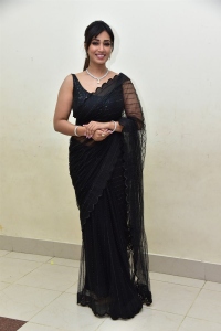 Actress Nivetha Pethuraj Black Saree Photos
