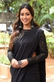 Actress Nivetha Pethuraj Black Saree Stills @ Paagal Trailer Launch