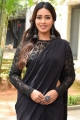 Actress Nivetha Pethuraj Black Saree Stills @ Paagal Trailer Launch