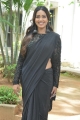 Paagal Movie Heroine Nivetha Pethuraj Black Saree Stills