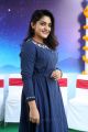 Telugu Actress Nivetha Thomas in Blue Dress Stills