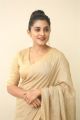 Actress Nivetha Thomas Cute Saree Pics @ Darbar Pre Release Function