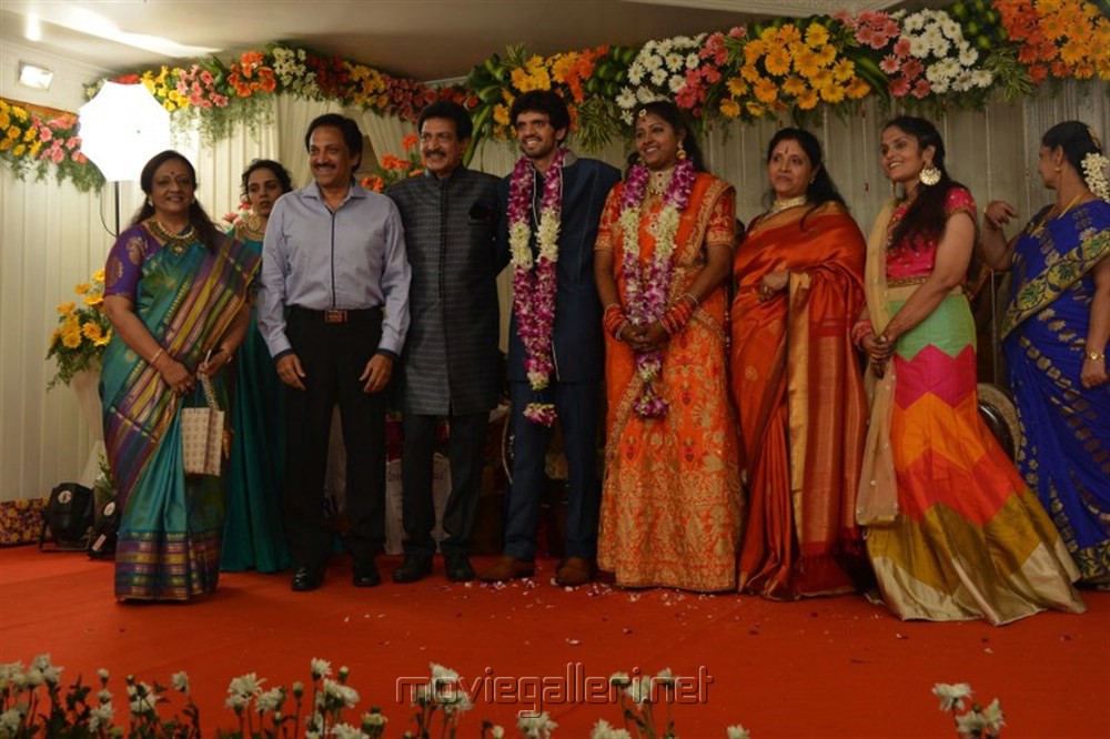 Nizhalgal Ravi’s Son Wedding Reception Photos.