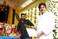 Power Star Pawan Kalyan sounded the clapboard for the muhurtham scene that was filmed on NTR