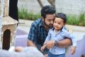 NTR with his son Abhay Ram on Janatha Garage Sets