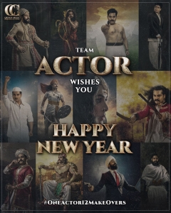 Actor Movie Happy New Year 2023 Wishes Poster