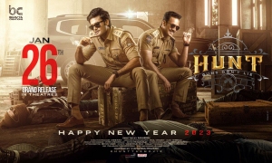 Hunt Movie Happy New Year 2023 Wishes Poster