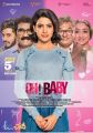 Teja Sajja, Rao Ramesh, Samantha, Rajendra Prasad, Lakshmi in Oh Baby Movie Release Posters