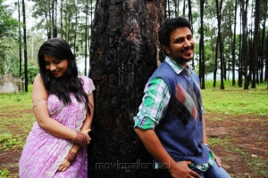Nisha Shah, Raja in Oh My Love Telugu Movie Photos