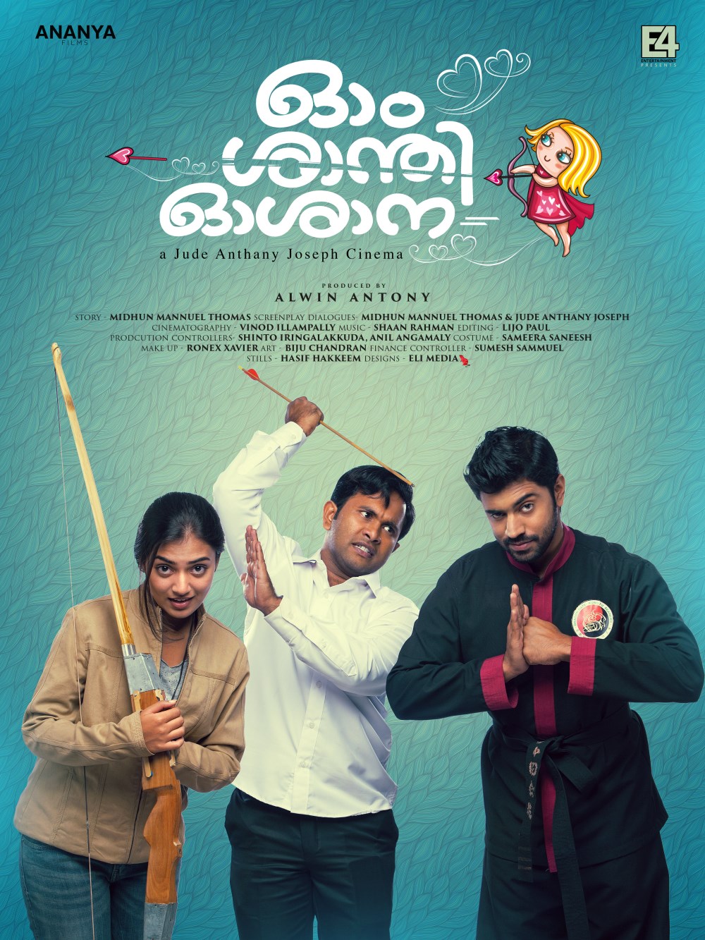 Ohm Shanthi Oshaana Movie Posters & Wallpapers | Moviegalleri.net