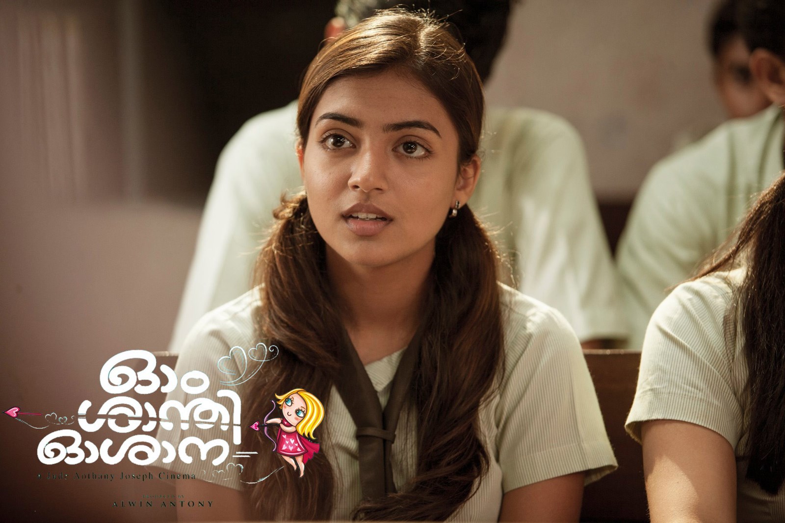 Picture 621186 Actress Nazriya Nazim In Ohm Shanthi Oshaana Movie Wallpapers New Movie Posters
