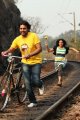 Nara Rohit and Nithya Menon in Okkadine Movie Stills