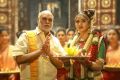 Director K. Raghavendra Rao & Actress Anushka Shetty in Om Namo Venkatesaya Movie Stills
