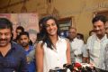 PV Sindhu @ Om Namo Venkatesaya Premiere at Cinemax Hyderabad Stills