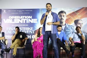 Director Shakti Pratap Singh @ Operation Valentine Movie Trailer Launch Stills