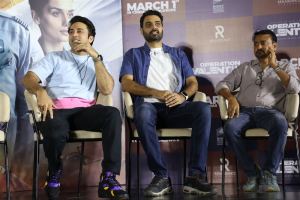 Navdeep, Shakti Pratap Singh @ Operation Valentine Movie Trailer Launch Stills