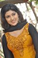 Actress Oviya Helen Hot Photos in Orange Silk Salwar Kameez