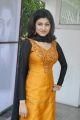 Oviya Helen Nelson Hot Photos in Orange Silk Salwar Kameez