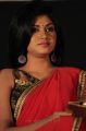 Oviya Hot in Red Saree Photos @ Madha Yaanai Koottam Audio Release