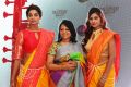 Model Sahithya Jagannathan, Ms.Jeyasree Ravi, Model Glisandra Elizabeth @ Palam Silks Concert Collections Launch Stills