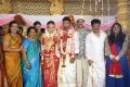 Poornima, K Bhagyaraj, Saranya @ Pandiarajan Son Prithvi Rajan Akshaya Marriage Photos