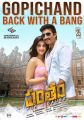 Mehreen Pirzada, Gopichand in Pantham Movie New Posters