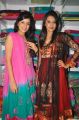 Annie & Kushboo at Paree Suits and Sarees Curtain Raiser
