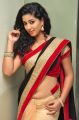 Telugu Actress Pavani Black & Red Saree Hot Stills