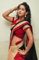 Telugu Actress Pavani Black & Red Saree Hot Stills