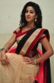 Actress Pavani Black & Red Saree Stills