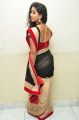 Telugu Actress Pavani Black & Red Saree Hot Stills