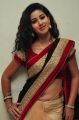 Telugu Actress Pavani Black & Red Saree Hot Stills