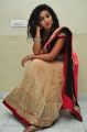 Telugu Actress Pavani Black & Red Saree Hot Stills