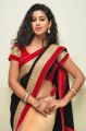 Actress Pavani Black & Red Saree Stills