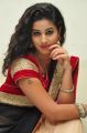 Actress Pavani Black & Red Saree Stills