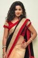 Actress Pavani Black & Red Saree Stills