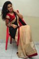 Actress Pavani Hot Stills in Black And Peach Saree