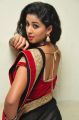 Actress Pavani Hot Stills in Black And Peach Saree