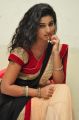 Telugu Actress Pavani Black & Red Saree Hot Stills