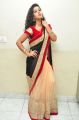 Actress Pavani Black & Red Saree Stills