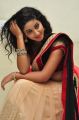 Telugu Actress Pavani Black & Red Saree Hot Stills