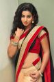 Telugu Actress Pavani Black & Red Saree Hot Stills